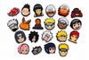 Ninja Legends Anime Clog Charms Set – Hero & Villain PVC Shoe Charms (18 Pack)